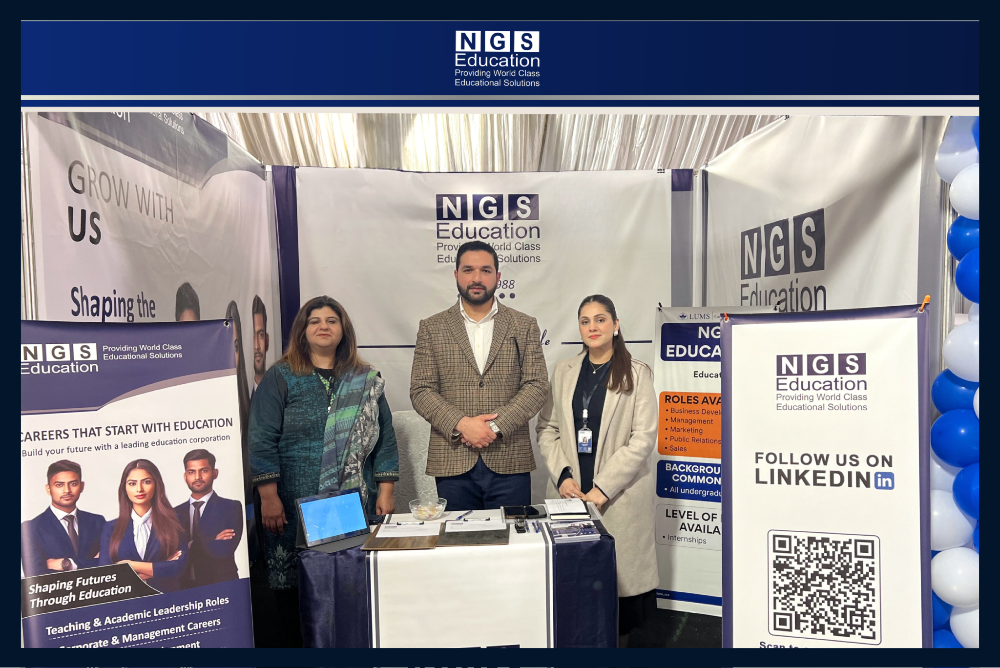 NGS Education at LUMS Career Fair 2026