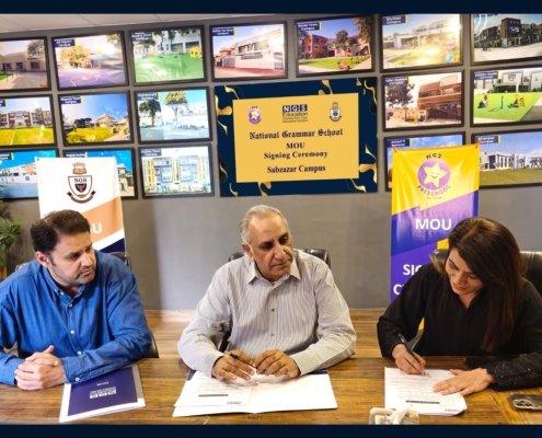 MoU signing for National Grammar School – Sabzazar Campus